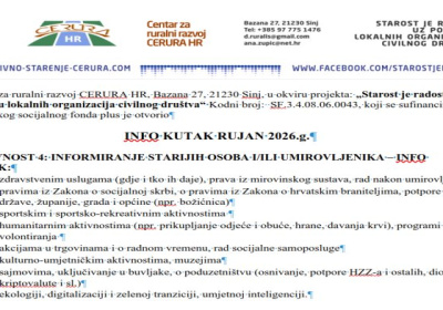 CERURA HR - Info kutak - Rujan 2026